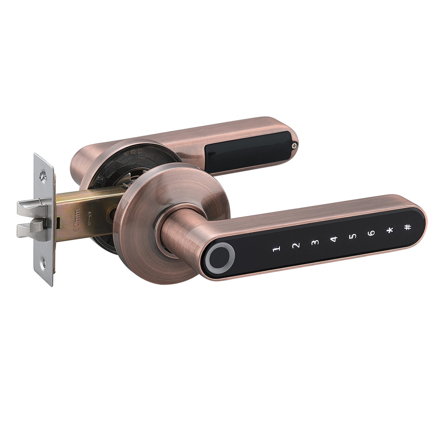 Electronic intelligent fingerprint combination lock
