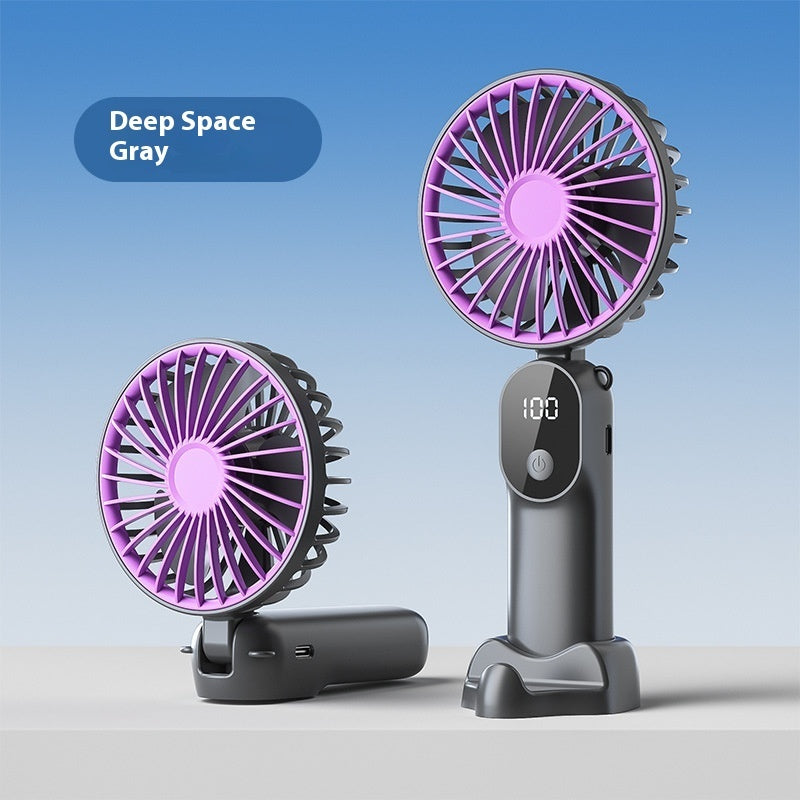 Desktop Folding Little Fan Usb Charging Portable Small Handheld Fan Little Fan