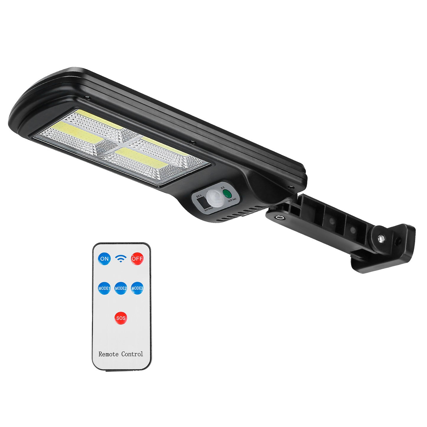 1Pc 450W 300W 200W Solar Powered Motion Sensor Wall Lights Outdoor IP65 Waterproof 3 Modes With Remote Control For Street Front Door Deck