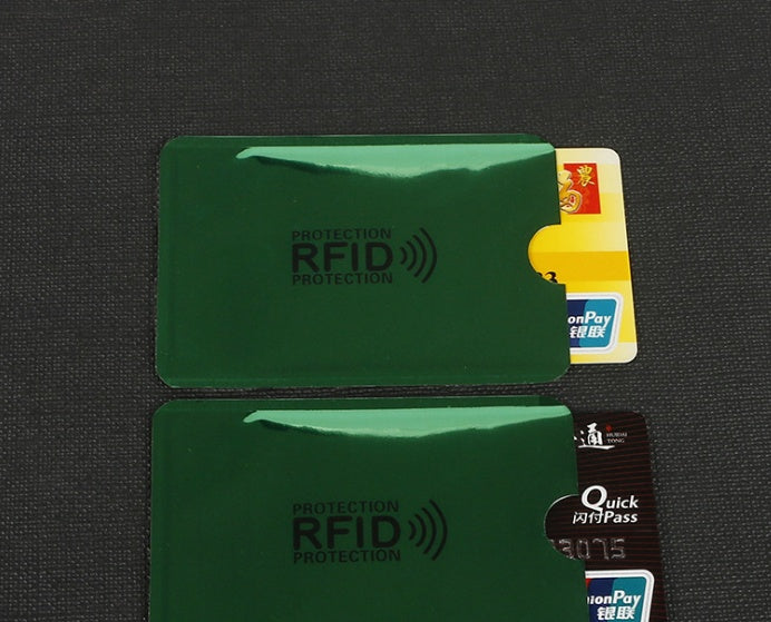 NFC card sets anti-magnetic anti-theft brush bank card sets security shielding signal anti-theft RFID payment tin foil card sets