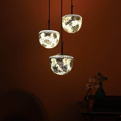 Multicolour  Metal 3 Hanging Light