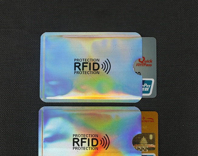 NFC card sets anti-magnetic anti-theft brush bank card sets security shielding signal anti-theft RFID payment tin foil card sets