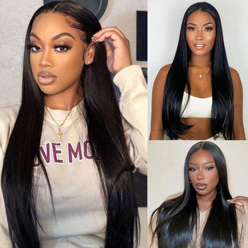 ReadytoGo 13x6 HD Transparent Lace Frontal Straight Wigs