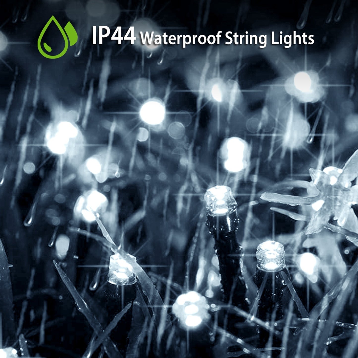 1Pc Solar String Lights LED Solar Power Fairy String Light 12M 8 Lighting Mode Cool Light Waterproof Starry String Lights Christmas Wedding Party Decor String Lights