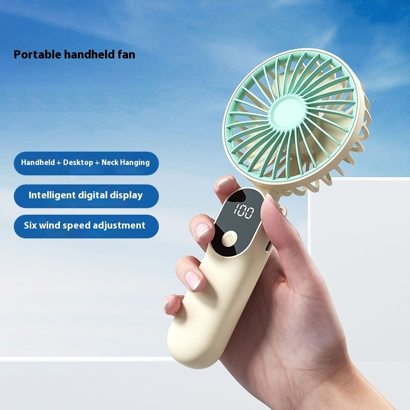 Desktop Folding Little Fan Usb Charging Portable Small Handheld Fan Little Fan