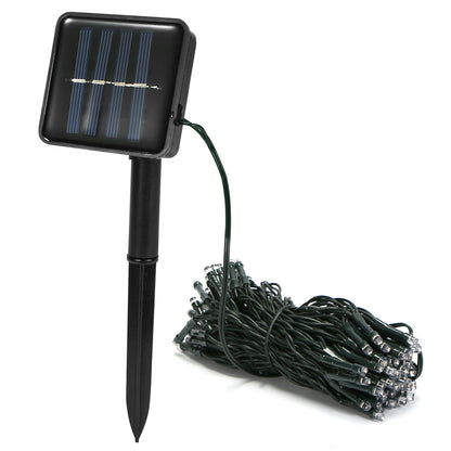 1Pc Solar String Lights LED Solar Power Fairy String Light 12M 8 Lighting Mode Cool Light Waterproof Starry String Lights Christmas Wedding Party Decor String Lights