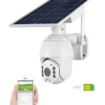 4G HD UBOX Solar-Powered Dome Surveillance Camera