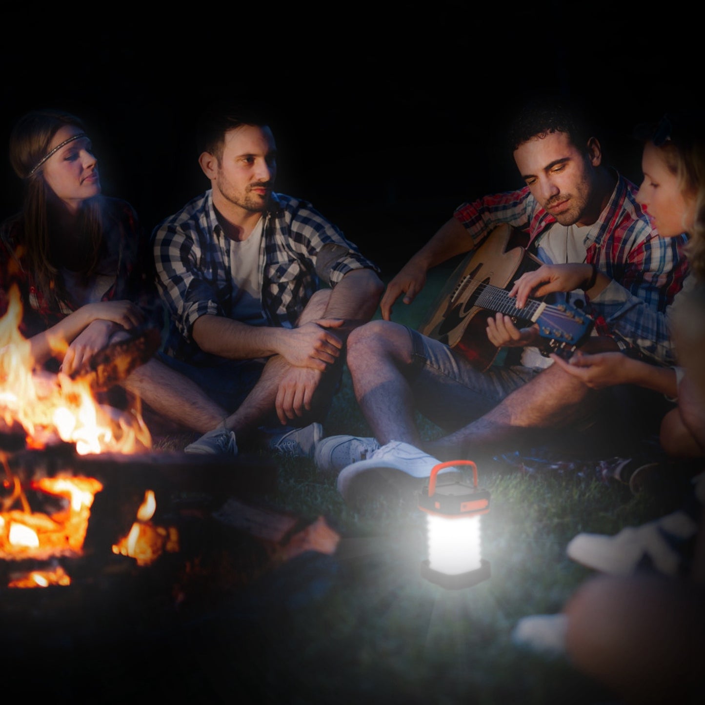 Solar Camping Lantern LED Collapsible Tent Lamp USB Rechargeable Portable Emergency Camping Light For Hiking Fishing Outdoor