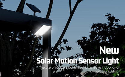 2-Pack Solar Motion Sensor Outdoor Floodlights 2600 Lumens, IP67 Waterproof