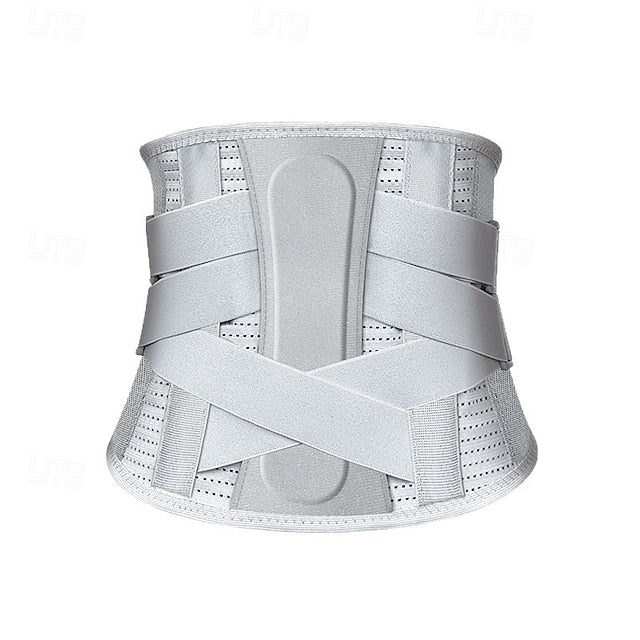 Breathable Back Brace for Lower Back Pain Relief, Lumbar Support Belt with Adjustable Straps & Removable Pad for Herniated Disc, Sciatica, Scoliosis, Fits Men & Women