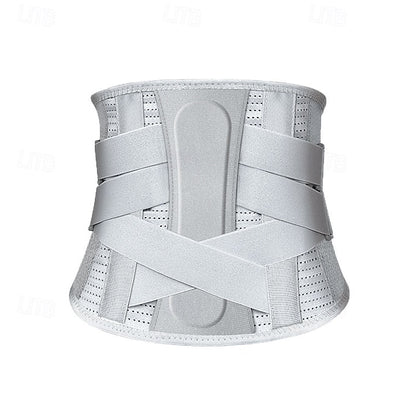Breathable Back Brace for Lower Back Pain Relief, Lumbar Support Belt with Adjustable Straps & Removable Pad for Herniated Disc, Sciatica, Scoliosis, Fits Men & Women