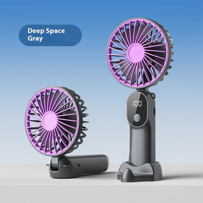 Desktop Folding Little Fan Usb Charging Portable Small Handheld Fan Little Fan