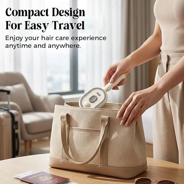 Electric Spray air Cushion Massage Comb, 3-in-1 Electric Mist Spray Hair Brush, Retractable Hairs Massage Brush for Frizzy Hair & Scalp Care, Relieve Hair Tangles & Dryness
